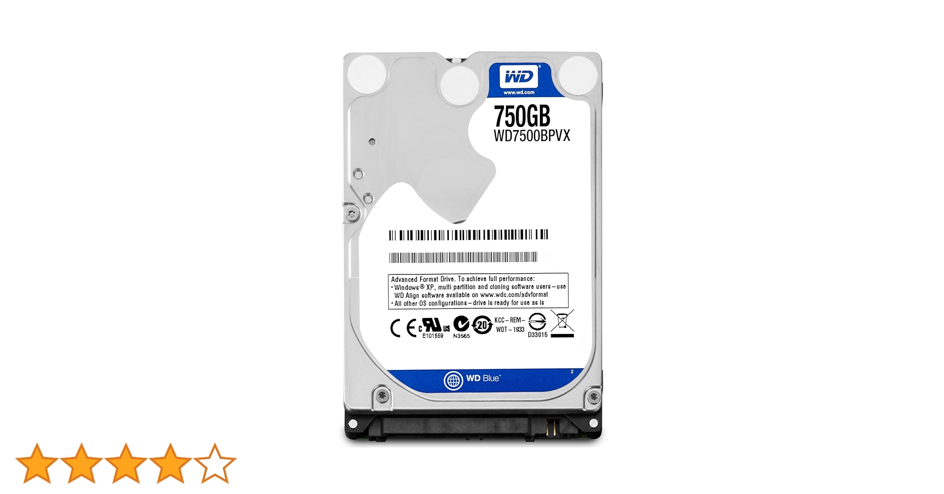 Amazon | WD HDD 内蔵ハードディスク 2.5インチ 750GB WD Blue